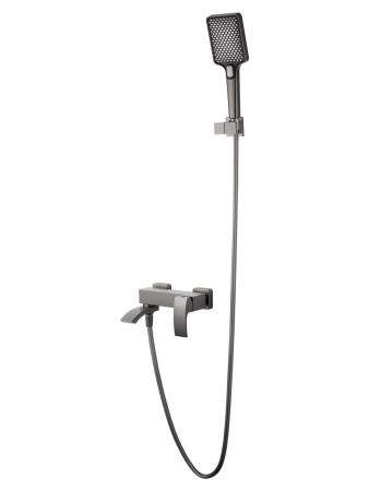 Смеситель для ванны с душем WONZON & WOGHAND FIT, Темный графит (WW-88639009-BGM)