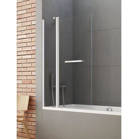 Шторка для ванны NEW TRENDY NEW SOLEO 120 см P-0027 (хром), артикул P-0027