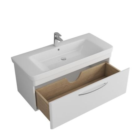 Тумба под раковину Owl 1975 Skansen 105 OW050200 подвесная Белая, артикул OW050200