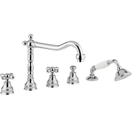 Смеситель на борт ванны Migliore Princeton Plus ML.PRP-8080 Хром, артикул ML.PRP-8080.CR