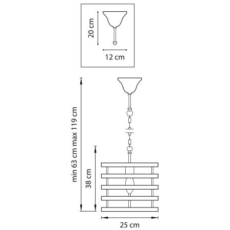 Люстра подвесная Epsilon Lightstar 735010, артикул 735010