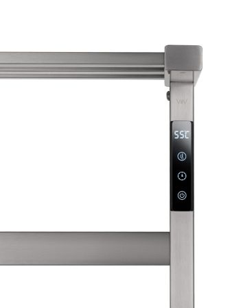 Полотенцесушитель электрический WONZON & WOGHAND FRANKFURT, Брашированный никель (WW-A1026-BR), артикул WW-A1026-BR