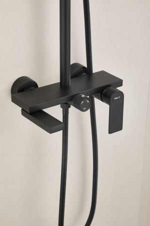 Душевая система BELZ B24678-7, черный, артикул B24678-7