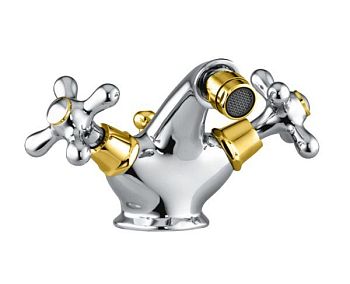 Смеситель для биде Fiore MARGOT 26CO0632, хром/золото