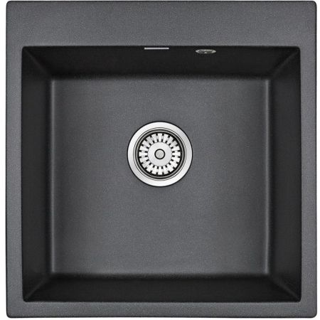 Кухонная мойка Paulmark Praktisch 51 PM105152-BL Черная, артикул PM105152-BL
