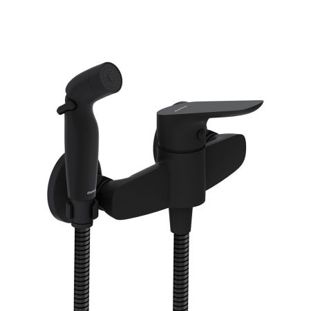 778000300 Jupiter смеситель с гигиеническим душем, чёрный, артикул 778000300