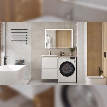 Тумба под раковину подвесная Velvex Klaufs tp.KLA.56.2Y, 55 см, артикул tp.KLA.56.2Y