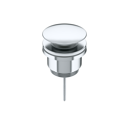 Донный клапан универсальный Ceramicanova 70003CH с системой "Клик - Клак" латунь хром глянцевый, артикул 70003CH