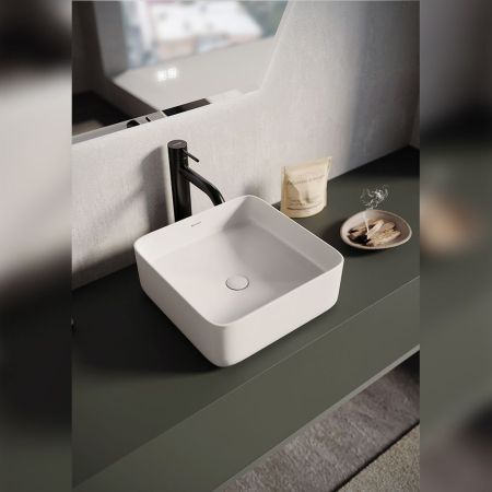 Раковина чаша Terminus Ватикан 05RN37x37x13W, белый, артикул 05RN37x37x13W