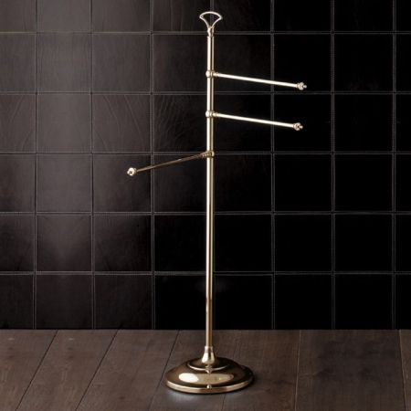 Devon Single Полотенцедержатель на подставке, золото, артикул SL13OT