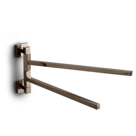 Bertocci Settecento Полотенцедержатель двойной 37 см, цвет: nichel mat, артикул 145 0736 6050