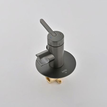 Гигиенический душ со смесителем Rose R235T, оружейная сталь, артикул R235T