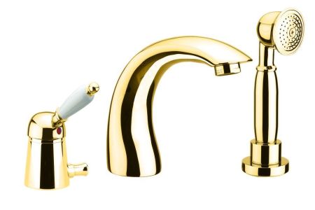 Смеситель на борт ванны Fiore IMPERIAL 83OO5105, золото