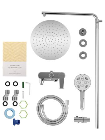 Душевая система WONZON & WOGHAND BRILLIANT, Хром (WW-88047079-CR)