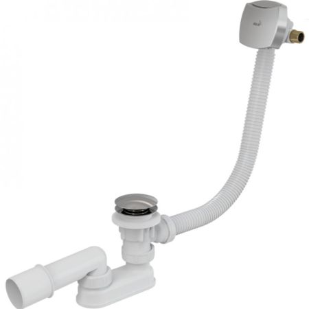 Слив-перелив Alcaplast A508KM-120 Click-Clack Белый Хром