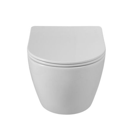 Унитаз подвесной безободковый со смывом TORNADO BelBagno SFERA-TOR, артикул BB046CH-TOR