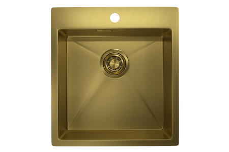 Кухонная мойка GRANULA (4600, ЗОЛОТО САТИН), артикул 4600, ЗОЛОТО САТИН