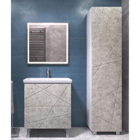 Тумба под раковину напольная VIGO Geometry 016 бетон, 70 см, артикул 016 бетон