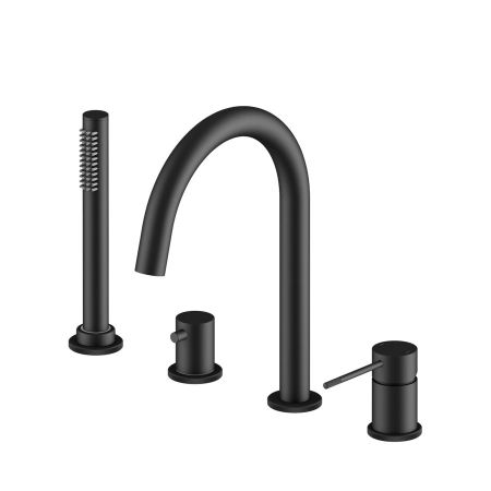 Смеситель для ванны с душем, врезной Timo Saona 2320/03Y черный, артикул 2320/03Y