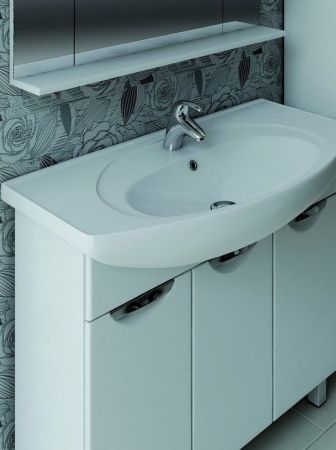 Тумба под раковину Vigo Callao 105 Белая, артикул J-0-1050(Энигма)