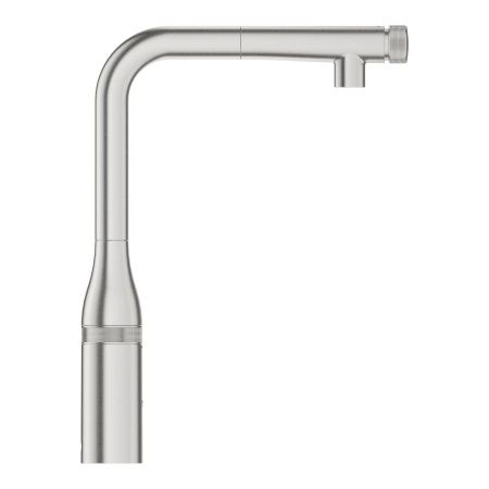 Смеситель для кухни GROHE Essence SmartControl с выдвижным L-образным изливом, суперсталь (31615DC0) Смеситель для кухни GROHE Essence SmartControl с выдвижным L-образным изливом, суперсталь (31615DC0)