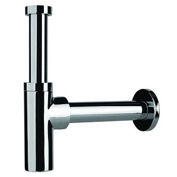 Сифон для умывальника 5/4 "круглая труба, латунь