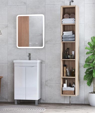 Тумба под раковину напольная VIGO Grani tn.GRI.FOS.50.2D, 50 см, артикул tn.GRI.FOS.50.2D