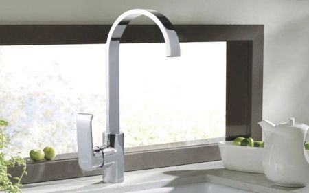 Смеситель для кухни Rose R1713, хром, артикул R1713