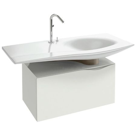 Тумба под раковину Jacob Delafon Stillness 80 EB2002-G1C подвесная Белая глянцевая, артикул EB2002-G1C