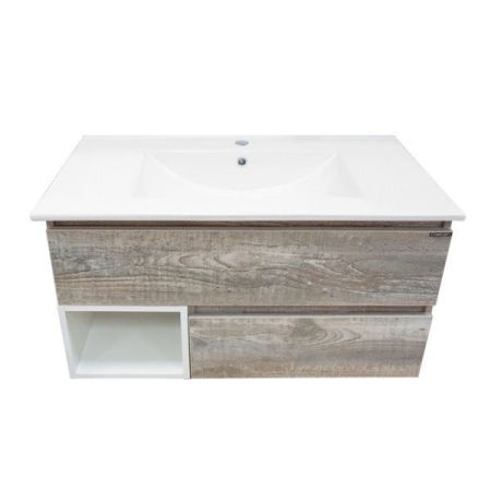 Тумба с раковиной Comforty Турин 75 4144200 Дуб бежевый, артикул 4144200