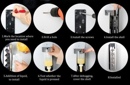 Дозатор для жидкого мыла CeramaLux F7016 Хром, артикул 