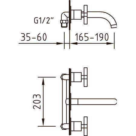 Смеситель Clever Morea 97007 для раковины