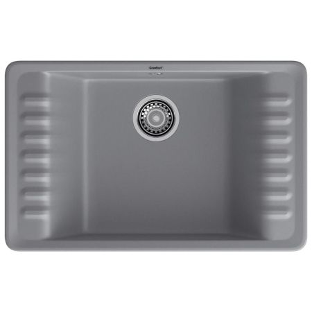 Кухонная мойка GranFest QUARZ 71, темно-серый, артикул 71 темно-серый