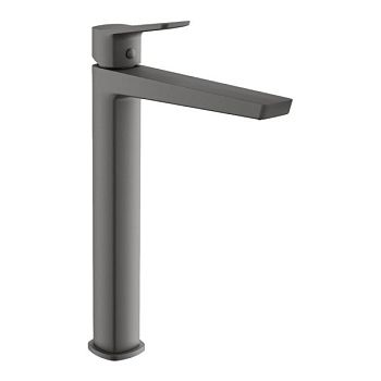 Смеситель для раковины высокий BELZ B11715-3, оружейная сталь