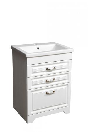 Тумба "Кармела 60", 3 ящ., ольха белая, Сомо 60, артикул SP-00000177