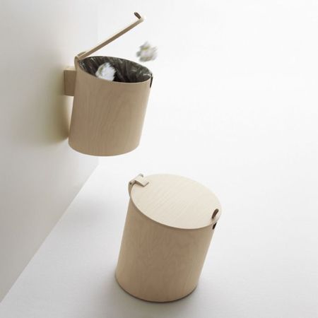 Agape Midi Basket Корзина ø25x30 см, цвет: натуральный дуб, артикул ACOM0601RT