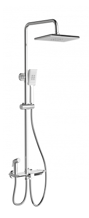 Душевая система с термостатом WONZON & WOGHAND, Хром (WW-B3310-CR)