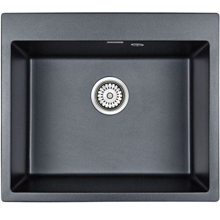 Кухонная мойка Paulmark Kante 60 PM106052-BLM Черный металлик, артикул PM106052-BLM