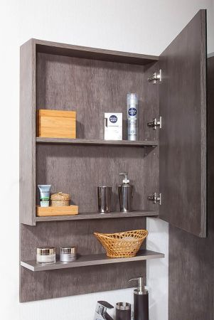 Тумба под раковину Бриклаер Карибы 60 Светлая Лиственница, артикул 4627125411267