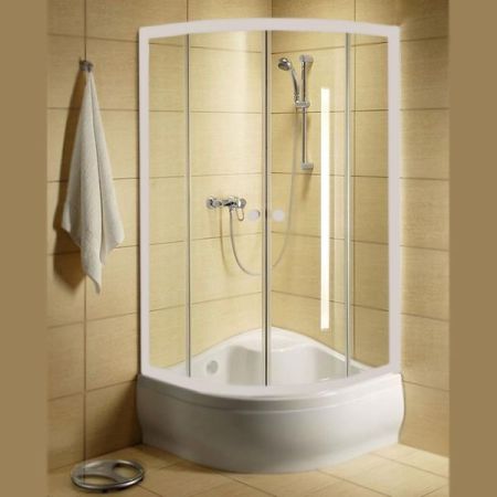 Душевой уголок Radaway Classic A 1700 80x80 профиль Белый стекло прозрачное, артикул 30011-04-01