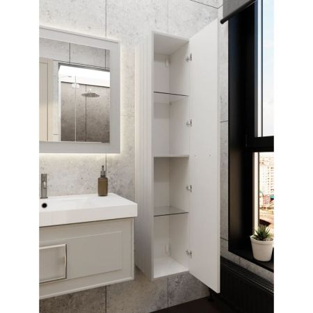 Пенал подвесной La Fenice Cubo FNC-05-CUB-C-30, бежевый, артикул FNC-05-CUB-C-30