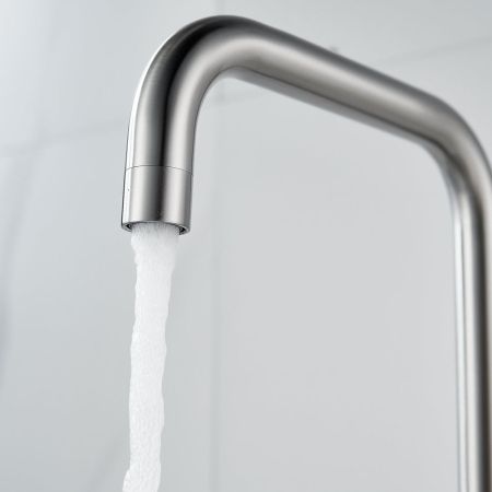 Смеситель для кухни с подключением фильтра воды Raffine F118L, сатин, артикул F118L