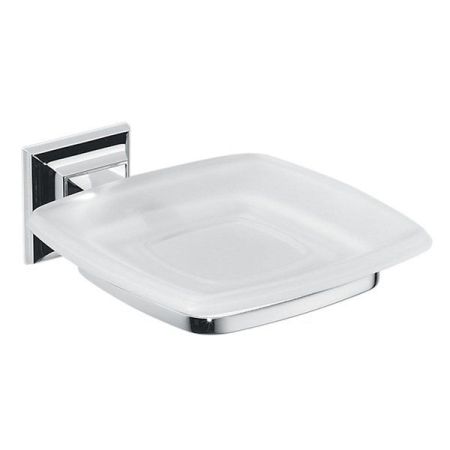 Colombo Portofino Мыльница подвесная, цвет: хром/матовое стекло, артикул B3201.CR-VAN