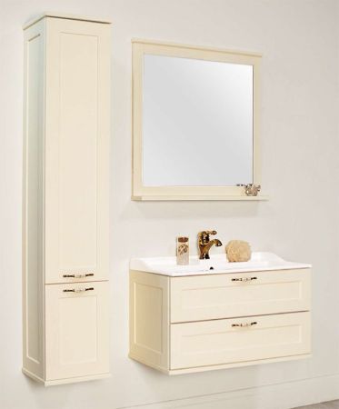 Тумба под раковину Акватон Леон 80 1A186301LBPS0 Дуб белый, артикул 1A186301LBPS0