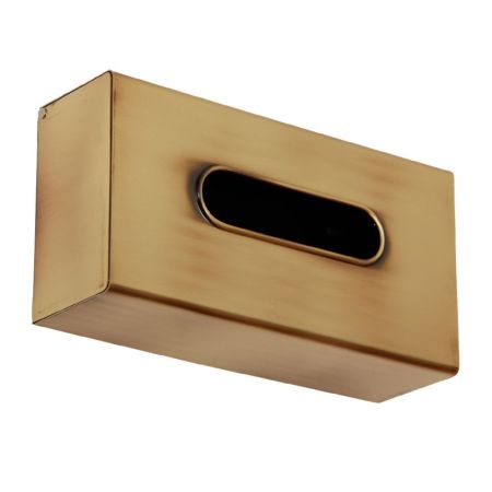 COMPLEMENTI Контейнер Kleenex для салфеток 25,5x13x7h cm , бронза, артикул 21988