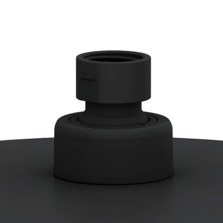 936050300 Scandinavian Pure верхний душ, круг, черный, артикул 936050300