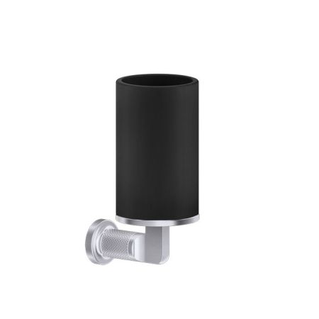 GESSI INCISO Стакан настенный, цвет: черный/finox, артикул 58508#149