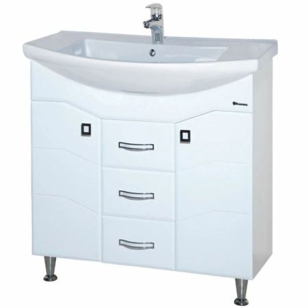 Тумба под раковину Bellezza Джулия 85 4631214000010 Белая, артикул 4631214000010