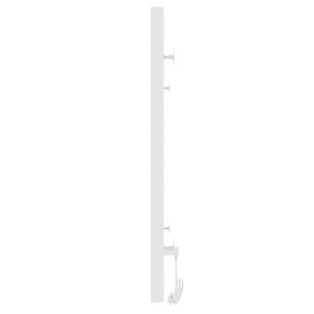 Полотенцесушитель электро "Феличия ЧК6 400х600", белый муар, левый