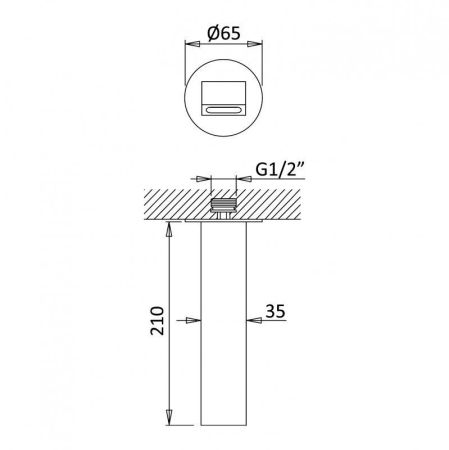 ИЗЛИВ ДЛЯ ВАННЫ CEZARES NAUTIC-SC, артикул NAUTIC-SC-NOP